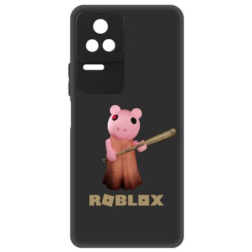 Чехол-накладка Krutoff Soft Case Roblox-Пигги для Xiaomi Poco F4 черный чехол накладка krutoff soft case roblox пигги для xiaomi poco c51 черный