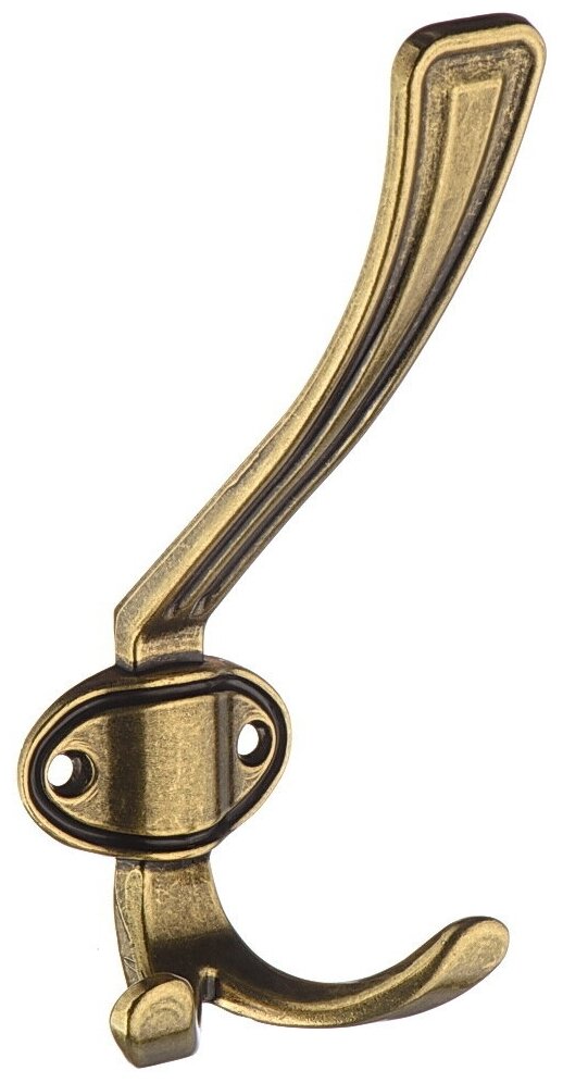 Мебельный крючок KERRON Hooks KR 0310 OAB трехрожковый оксидированная бронза.