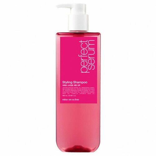 Mise en Scene PERFECT STYLING SERUM SHAMPOO Восстанавливающий шампунь для поврежденных волос mise en scene шампунь perfect serum golden morocco argan oil original для поврежденных волос 680 мл