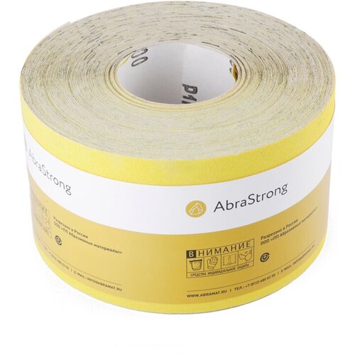 Бумага шлифовальная наждачная AS3515 желтая 115мм Р150 рулон 50м 3089₽