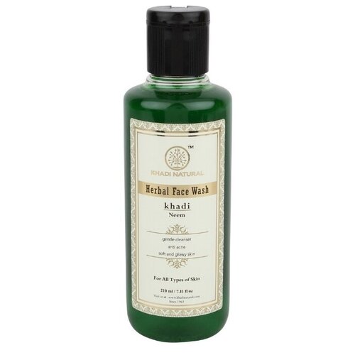 KHADI NATURAL Гель для умывания с нимом | NEEM FACE WASH 210мл