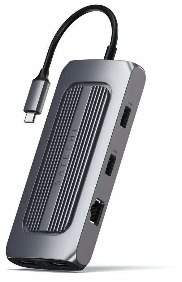 USB-хаб Satechi USB-C Multiport MX Adapter. Цвет: серый космос.