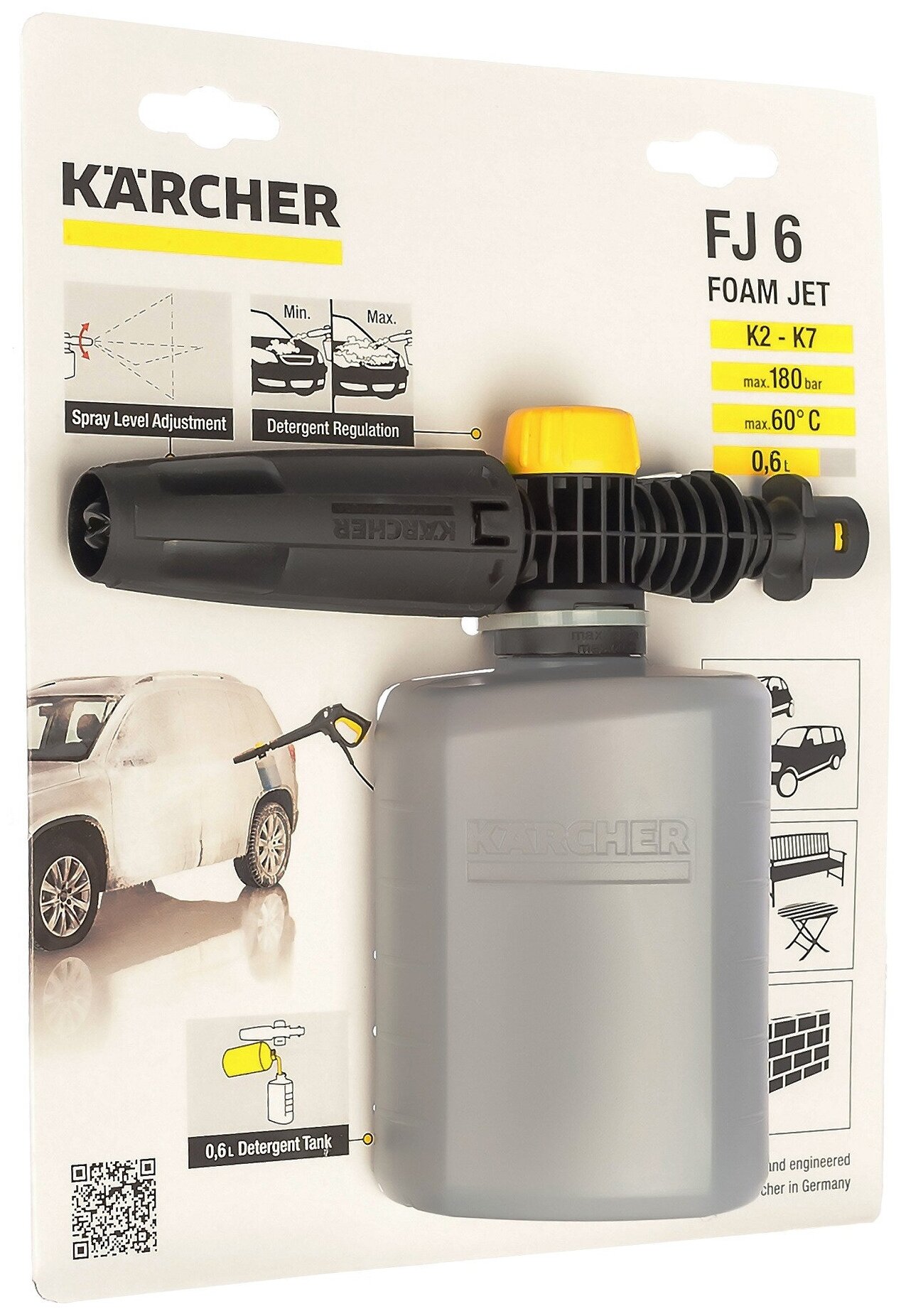 Сопло пенное Karcher FJ6, 0.6 л - фотография № 5