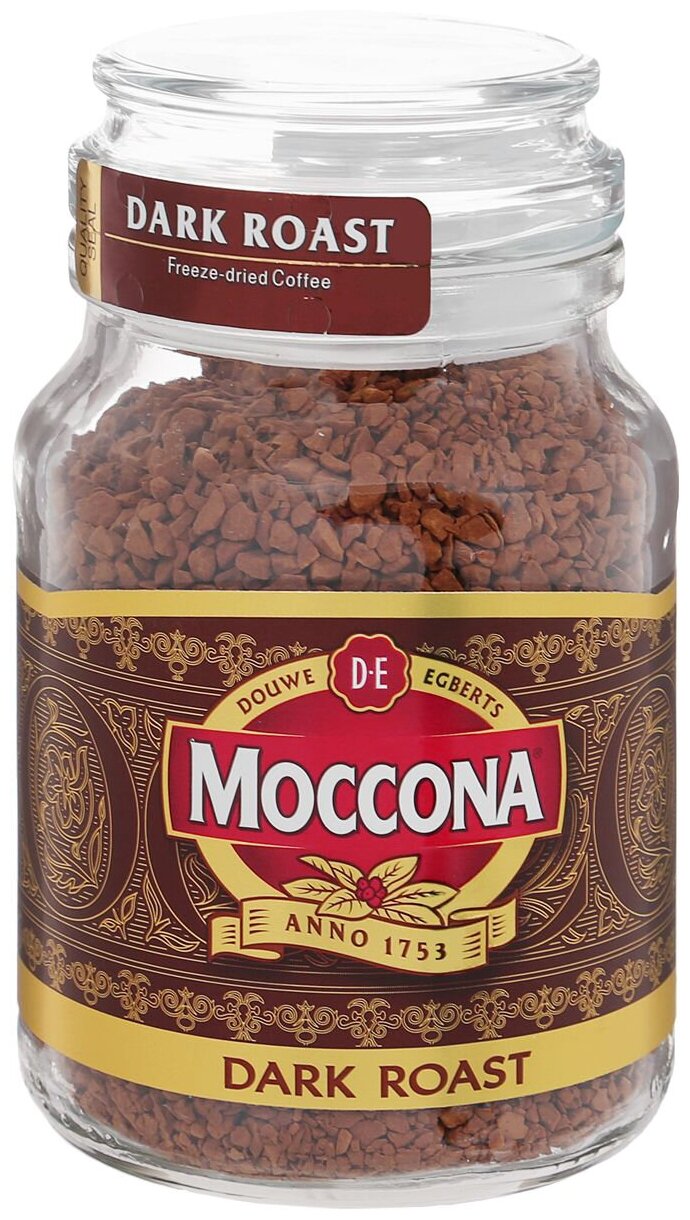 Кофе Moccona Continental Gold Dark Roast (Континентал Голд темной обжарки), растворимый, 2x95г - фотография № 2