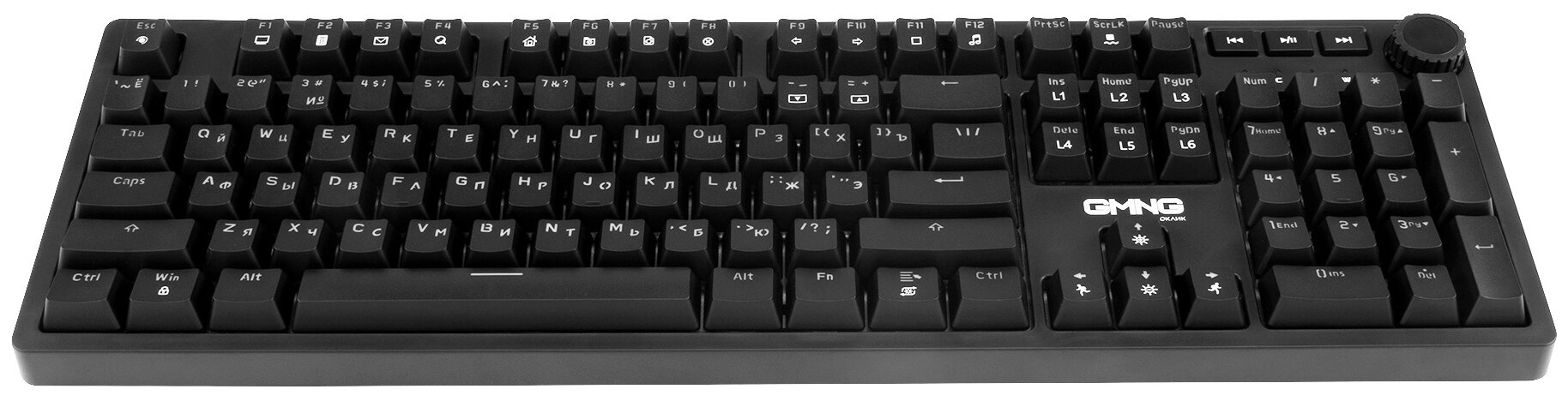Клавиатура GMNG 925GK черный (1680663) - фото №2