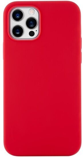 Силиконовый чехол Ubear для Apple iPhone 12/12 Pro, Touch Case, красный