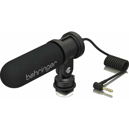 behringer video mic накамерный конденсаторный микрофон со съемным держателем и башмаком подходит д Behringer VIDEO MIC MS Накамерный конденсаторный микрофон