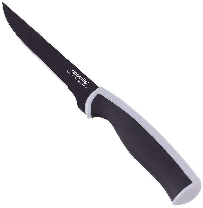 Нож (APPETITE FLT-002B-3G Эффект универс нерж 15см серый)