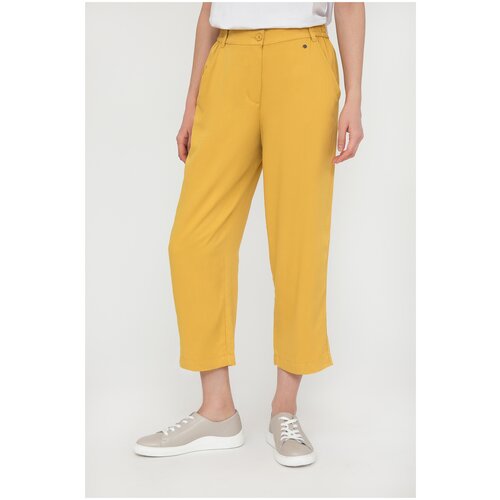 фото Брюки finn flare, размер s, желтый (403)