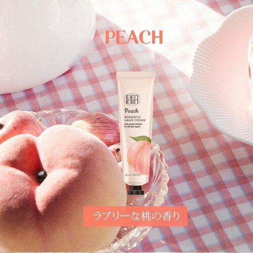 Крем для рук с персиком Lamelin Romantic Hand Cream Peach 30ml