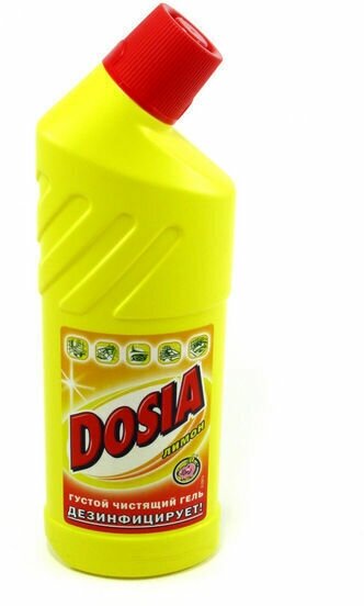 Гель для сантехники Dosia с дезинфицирующим и отбеливающим эффектом, 750 мл - фото №12