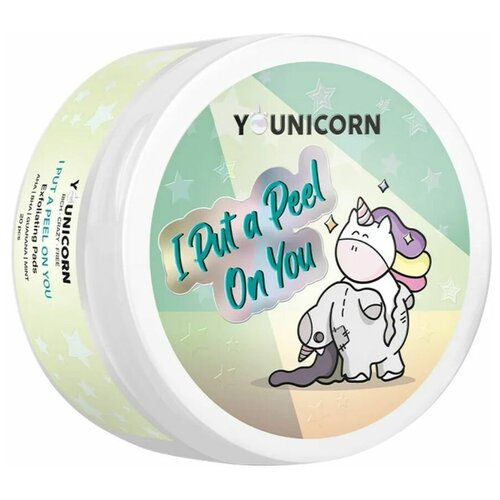 Подушечки для лица I Put A Peel On You отшелушивающие 20шт пилинг подушечки younicorn i put a peel on you