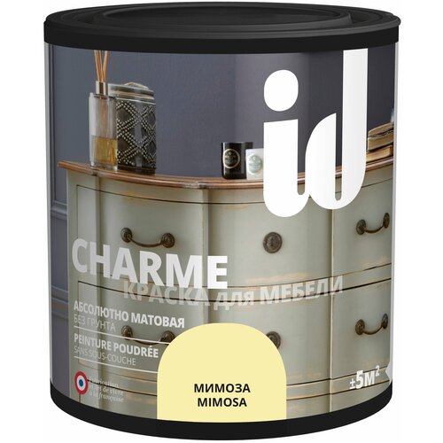 Краска для мебели ID Charme цвет мимоза 0.5 л