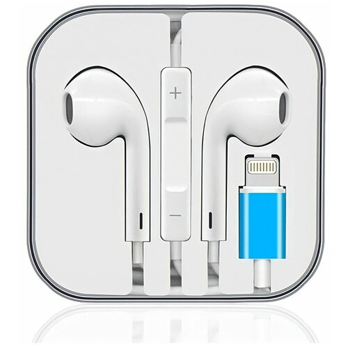 Проводные наушники вкладыши Hi-Fi с микрофоном Apple Lighting Skydolphin, SR23