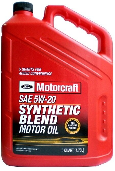 Полусинтетическое моторное масло Motorcraft SAE 5W30 Synthetic Blend, 4.73 л