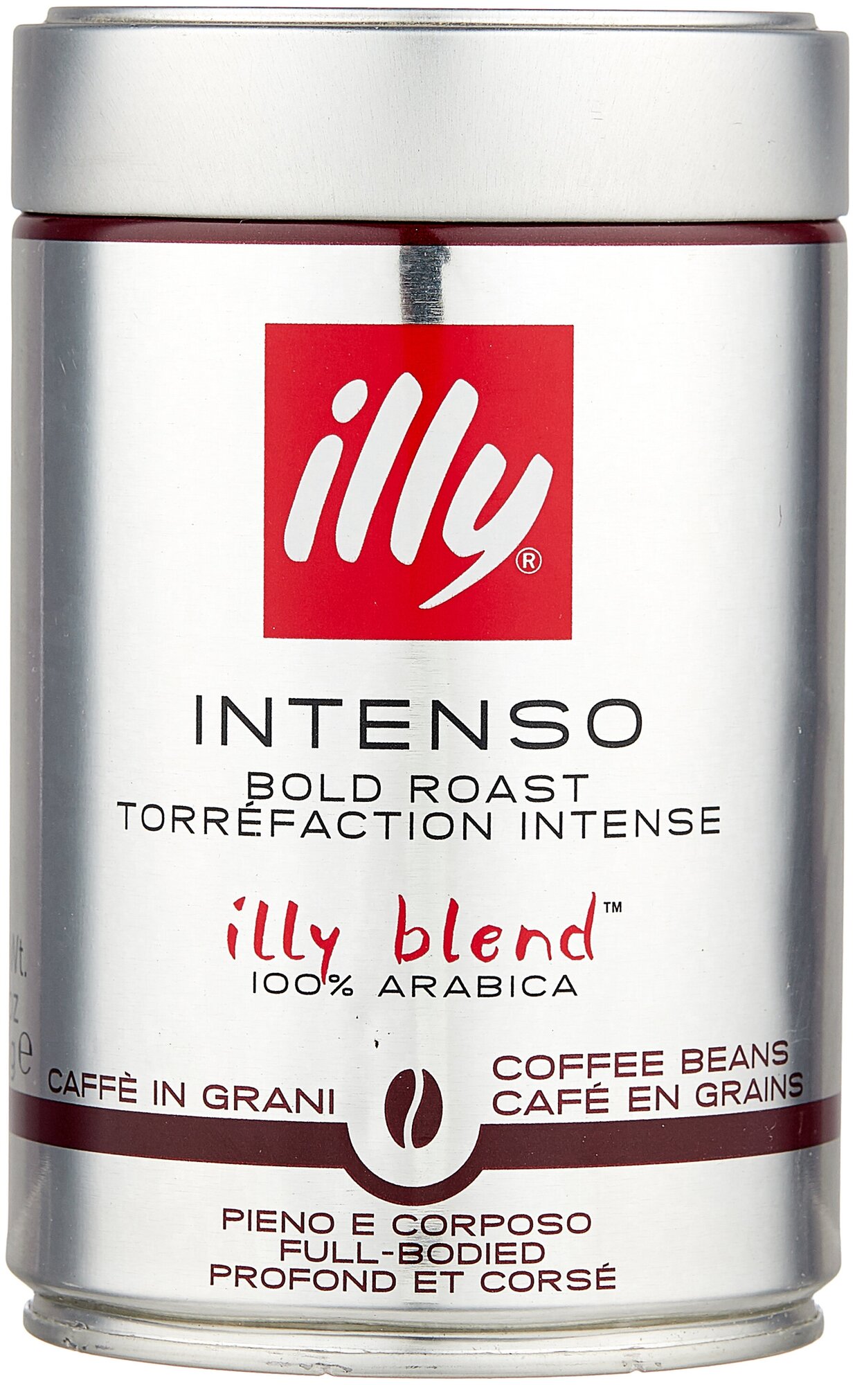 Кофе в зернах Illy Intenso сильной обжарки