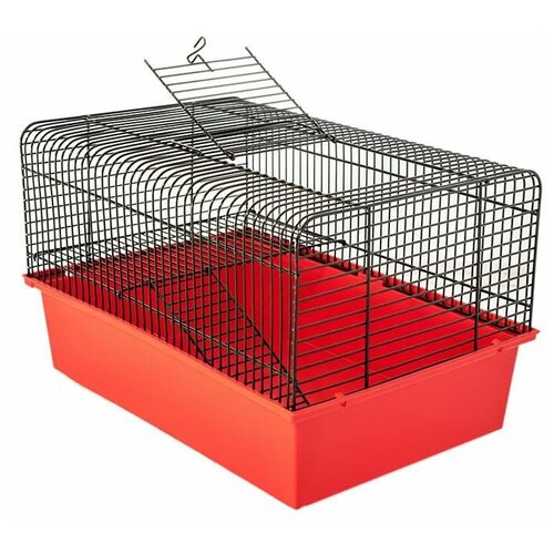Redplastic Клетка для грызунов Джерри-2 с этажом, 37*26*23см