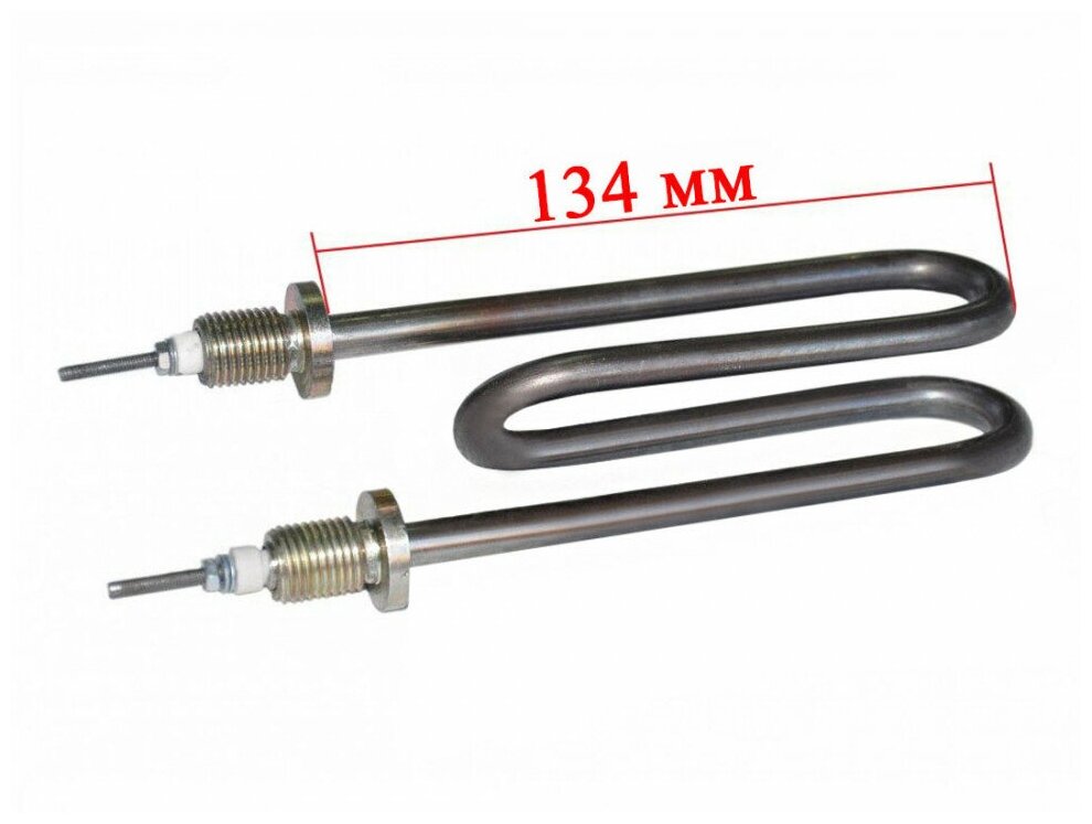 ТЭН дистиллятора ДЭ-4 (с 07.2003г) 2кВт, нержавейка, втулка 14мм (без крепежа) 85.05.000 - фотография № 2