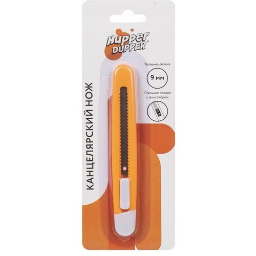 набор текстовыделителей hupper dupper 3 шт в ассортименте Нож канцелярский Hupper Dupper, цвет: оранжевый