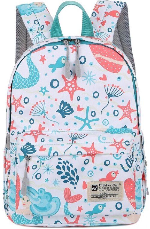 Рюкзак школьный для девочки женский Rittlekors Gear 5687 цвет русалочка