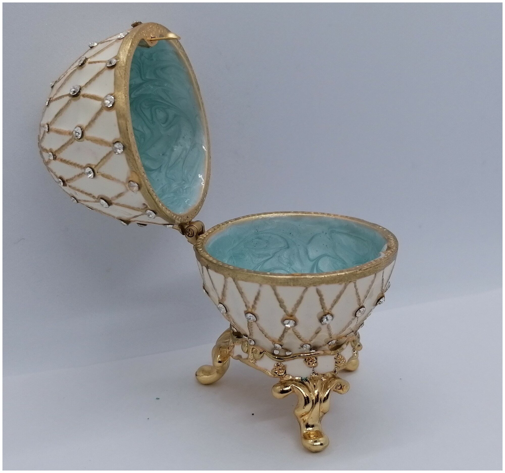 Яйцо Фаберже, сетка белая — фото 1