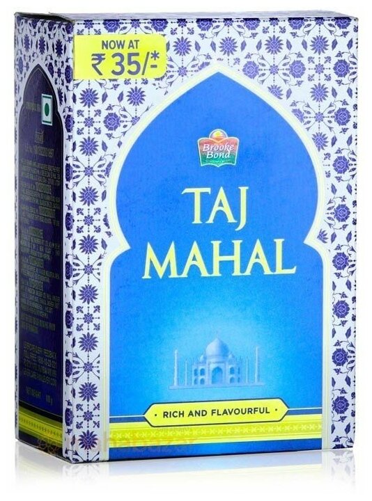 Чай черный Taj Mahal Tea Brooke Bond (Тадж Махал Сила и Вкус Брук Бонд) 100гр