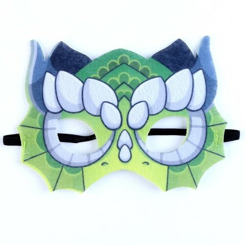 фото Страна карнавалия маска карнавальная «мощный дракон», фетр
