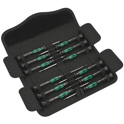 подставка стальная для отвёрток wera на 60 шт we 670860 Набор отверток WERA Kraftform Micro-Set/12 SB 1 Wera WE-073675