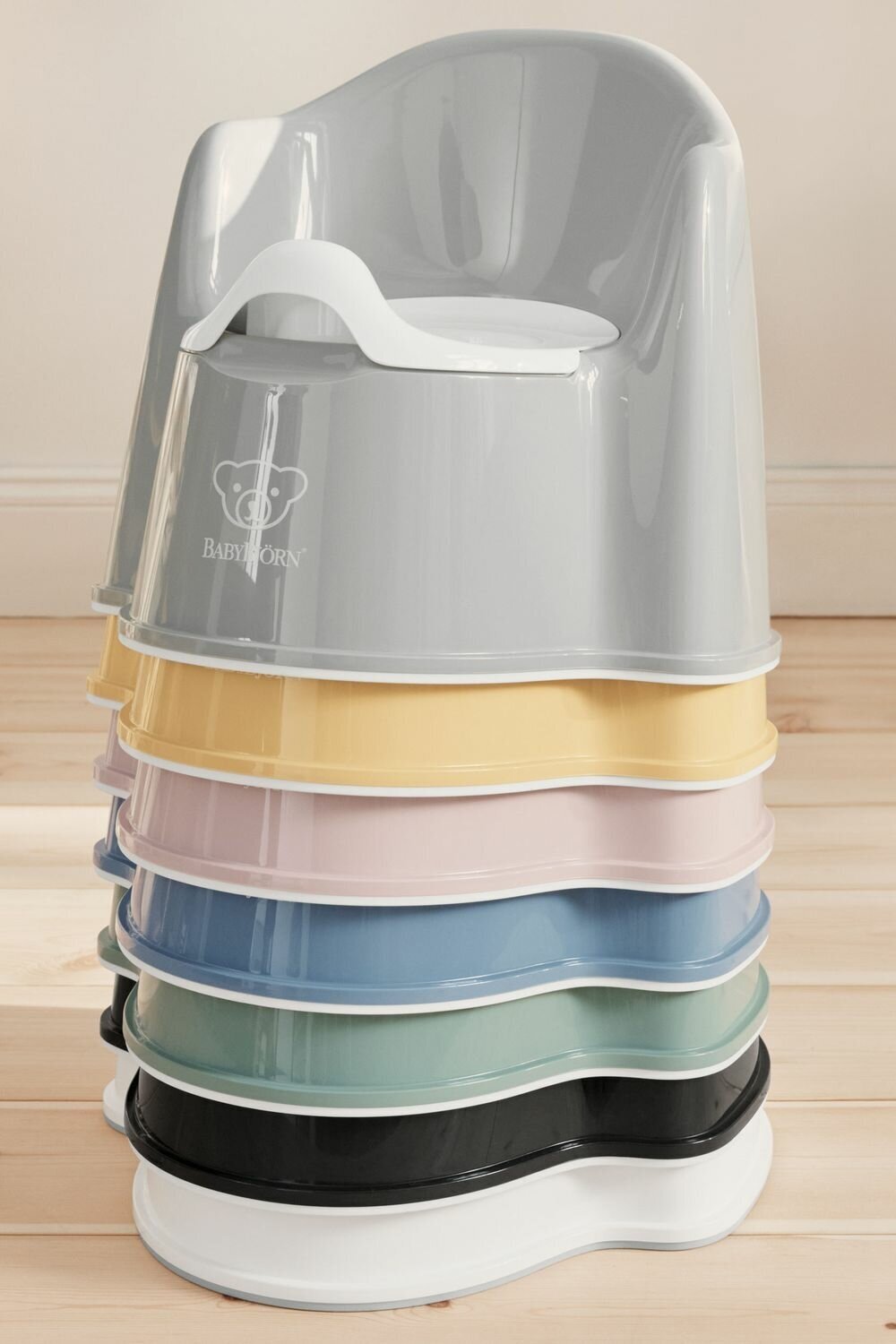 Кресло-горшок BabyBjorn Potty Chair, белый (55221) - фото №5