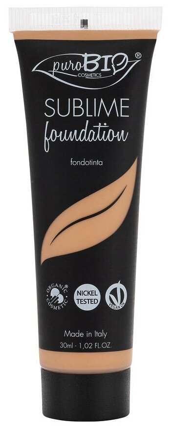 PuroBIO Тональный крем Sublime Foundation Fondotinta, 30 мл, оттенок: 04