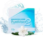 Контактные линзы Bausch & Lomb PureVision 2 HD, 6 шт., R 8,6, D +4,5, бесцветный, 1 уп.