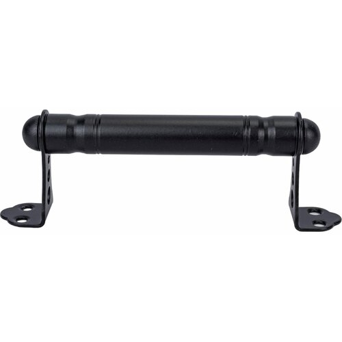 Дверная ручка скоба STARFIX 140 мм, металлическая, черная матовая SMP-10723-1