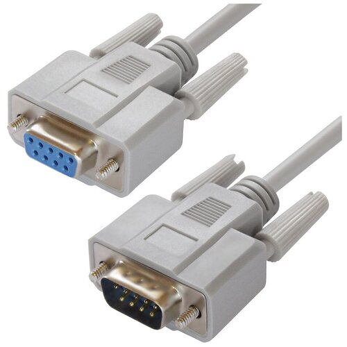 Кабель COM-порт Greenconnect GCR-DB9CM2F 10.0m кабель интерфейсный db 9f db 9f прямой стандарта rs 232 1 8м