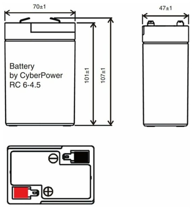 Батарея для ИБП CyberPower - фото №2