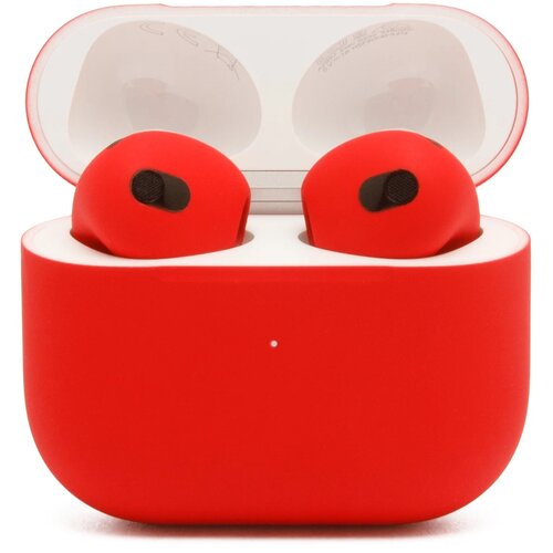 Беспроводные наушники Apple AirPods 3 Color MagSafe Charging Case матовый красный 2899000₽