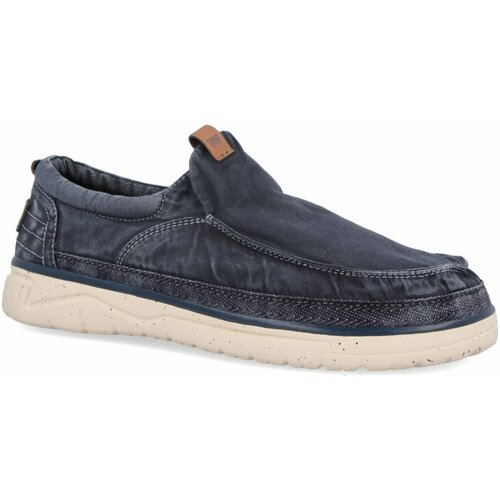 Слипоны мужские Wrangler Makena Stone Slip On WM31161-016 текстильные синие (42)