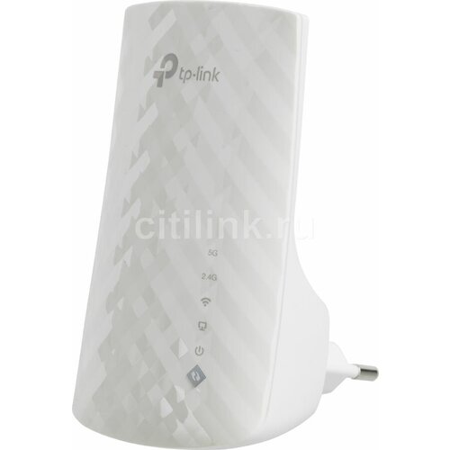 Повторитель беспроводного сигнала TP-LINK RE220, белый усилитель беспроводного сигнала tp link re220 range extender ac750