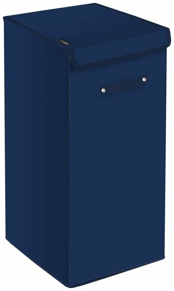 Корзина для белья с крышкой (HSC2/BL blue)