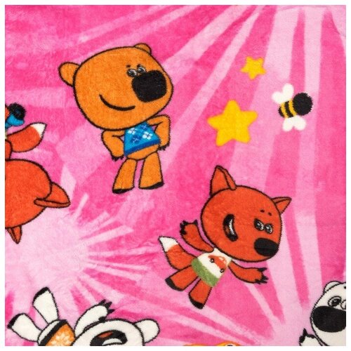 Плед Павлинка МимиМишки размер 150х100 см цвет розовый аэрософт комплект из 3 шт 2442₽