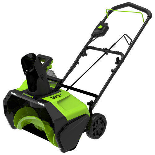 Снегоуборщик аккумуляторный Greenworks GD60PSTK5, 60 В, 5мА·ч