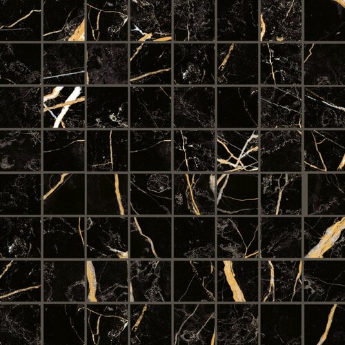 Плитка Италон Charme Extra Laurent Mosaico Lux 29.2x29.2 610110000346 под камень гладкая, глянцевая морозостойкая плитка италон charme deluxe grigio orobico strip lux mosaico 26x75 610110000645 мрамор морозостойкая