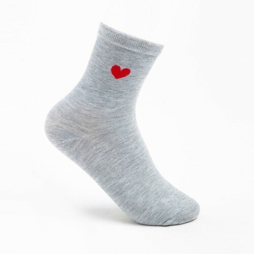 Носки HOBBY LINE, размер 36/40, серый носки женские х б hobby нус80128 04 12 02 размер 36 40 т серый серый