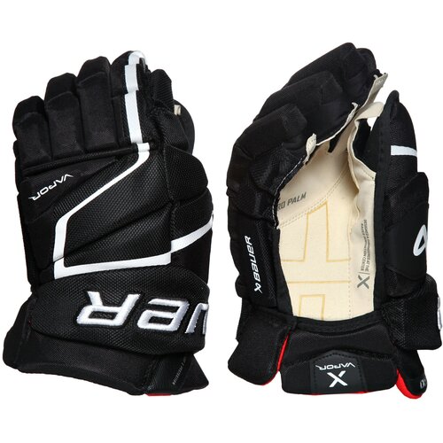 Перчатки хоккейные BAUER Vapor 3X Pro S22 INT 1059958 (13 / черный-белый) щитки хоккейные bauer s22 vapor 3x int 13