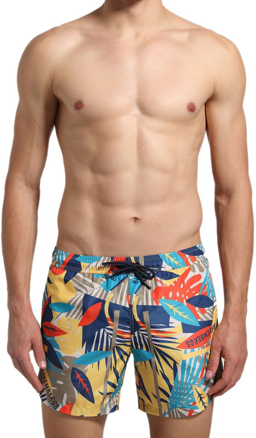 Шорты для плавания BIKKEMBERGS Allover Tropical Short Boardshort