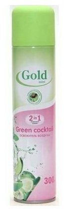 Gold Mint Освежитель воздуха "Зеленый коктейль", 300 мл