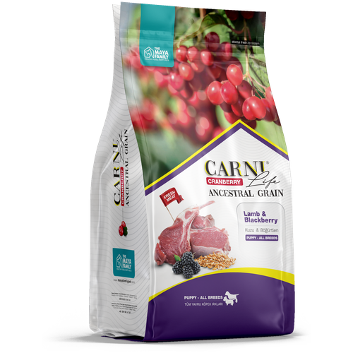 CARNI LIFE Puppy Mini ягненок с ежевикой и клюквой 2,5кг для щенков мелких пород