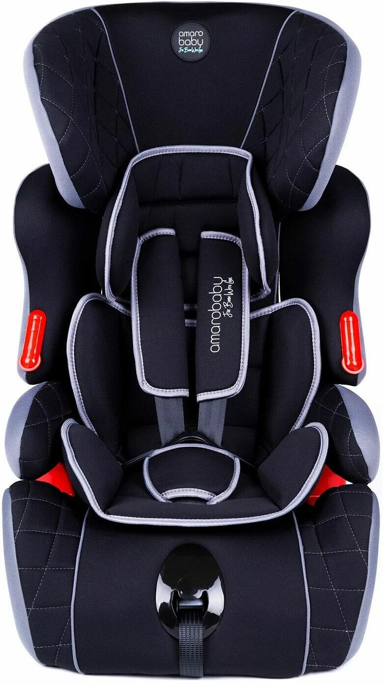 Автокресло Amarobaby Big trip, группа I/II/III, (чёрный/серый), AB212006BTChS/09