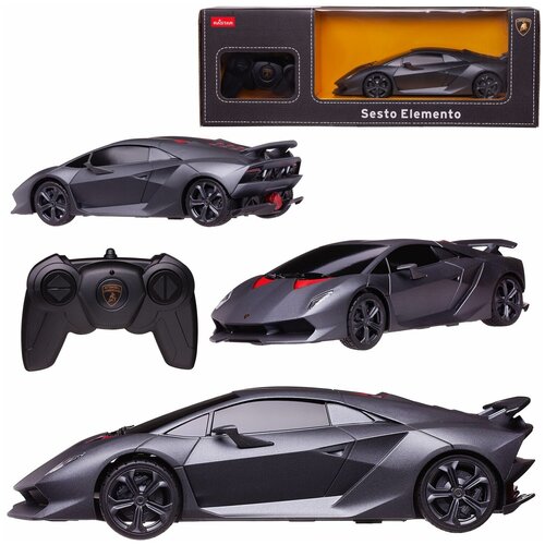 машина р у 1 18 lamborghini sesto elemento цвет серый 2 4g 53700g Машина р/у 1:18 Lamborghini Sesto Elemento Цвет Серый 2.4G