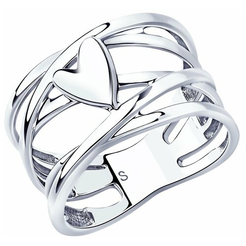 фото Sokolov кольцо из серебра 94013050, размер 18