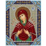 Набор вышивки бисером «Богородица Семистрельная», 14x18 см, Паутинка - изображение